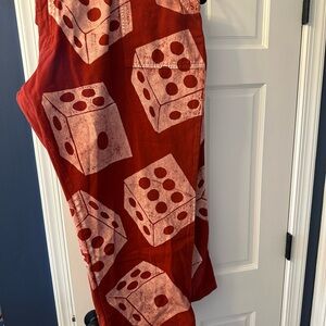 Big Bud Press Red Dice Print Pants